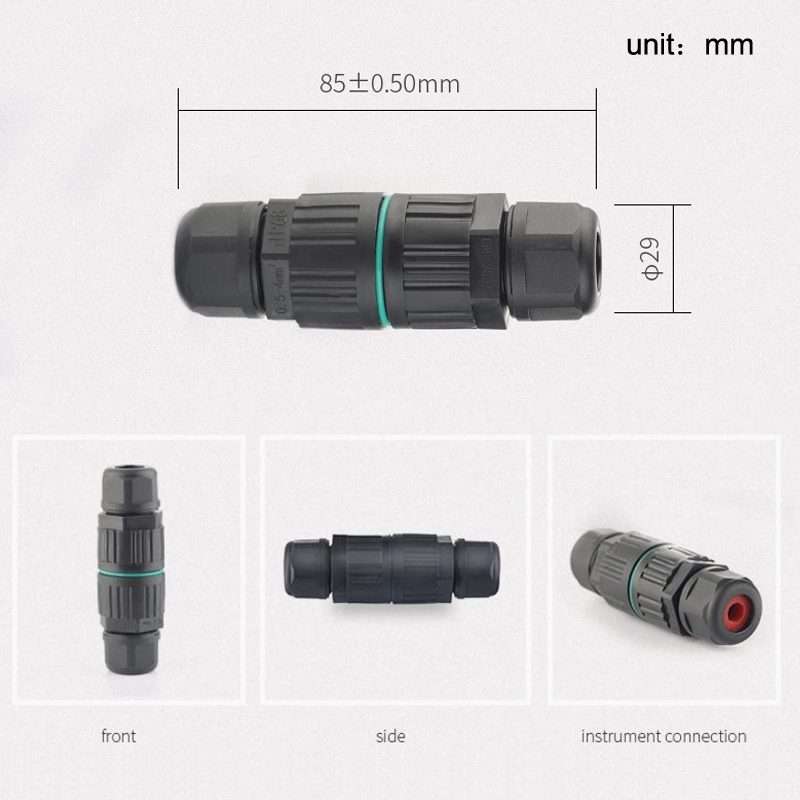CDF-200/3 Waterproof Wire Connector With 5 Pin Cold Pressure Terminal