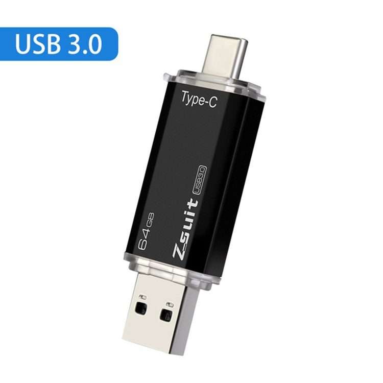 Zsuit Zstpc3 2 in 1 Type-C Interface Metal Phone U Disk, Randon Color Delivery 8GB(USB3.0)