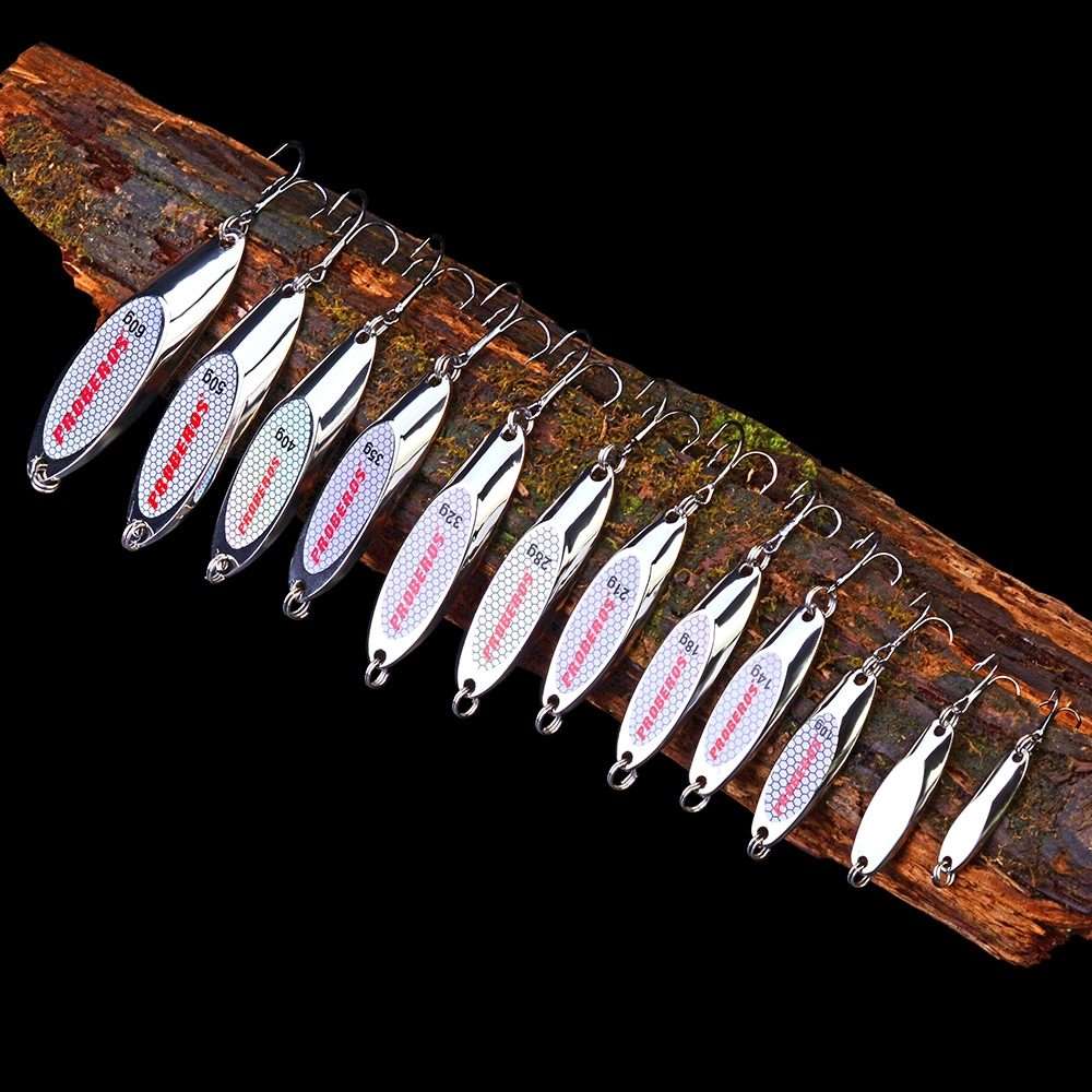 2 PCS 18g PROBEROS DW342 Lure VIB Metal Sequins(Silver)