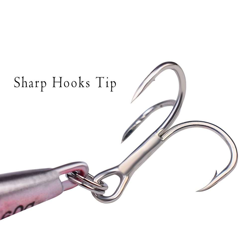 3 PCS PROBEROS LF103 Simulation Metal Sea Fishing Bait, Specification: 10g(B With Hook)