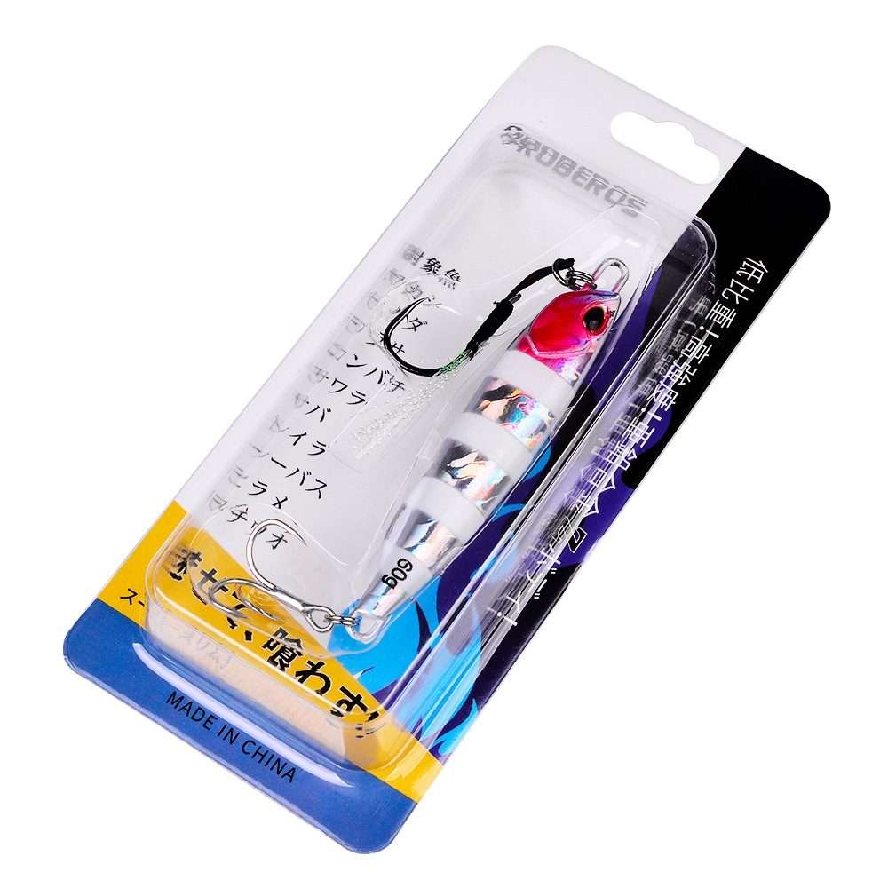 3 PCS PROBEROS LF103 Simulation Metal Sea Fishing Bait, Specification: 10g(B With Hook)