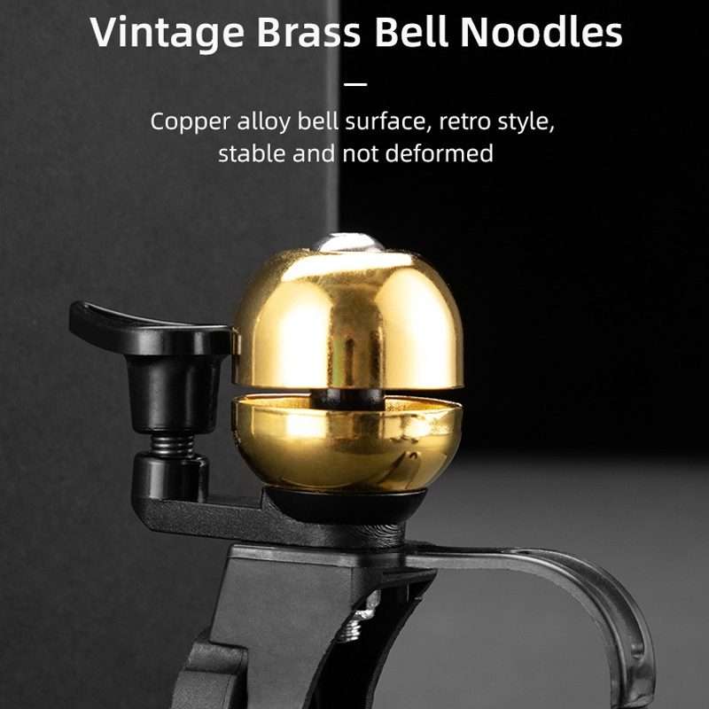 BG-201501 Bicycle Retro Mini Ball Bell(Black)
