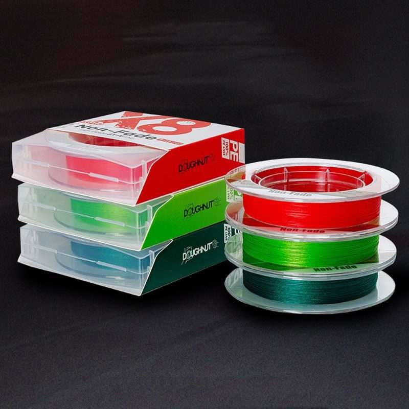 NON-FADE X8 150m 8 Code PE Pish Line, Line number: No. 0.8(Red)