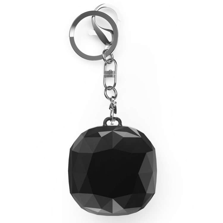 PC Diamond Pattern Earphone Protective Case For Samsung Galaxy Buds Live ... (Electroplated Black)