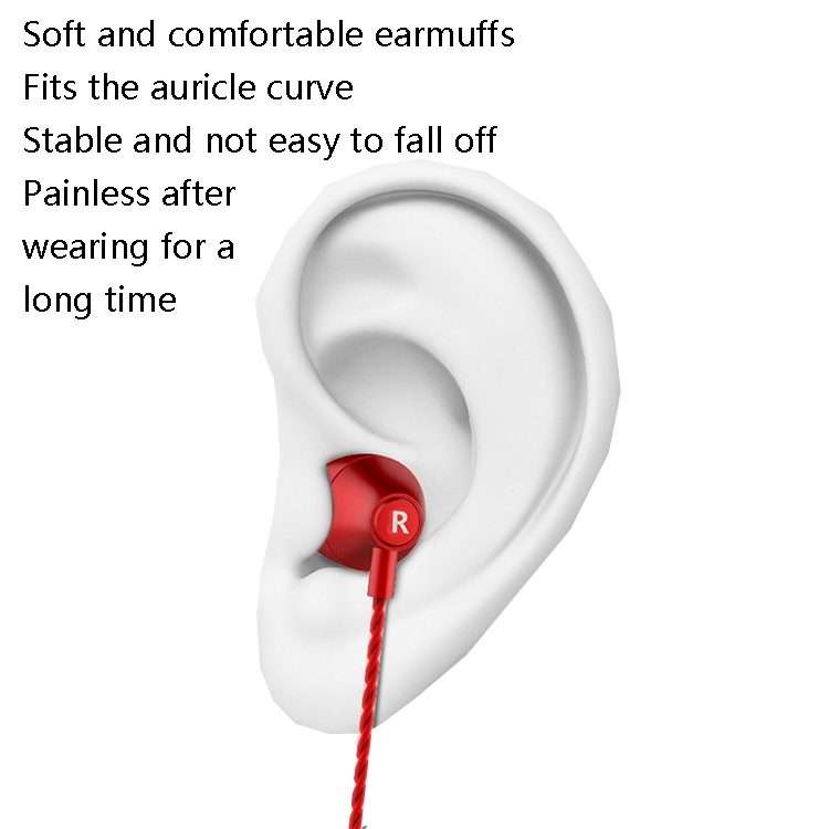 2 PCS TS720 3.5mm Heavy Bass Metal Earbud Wired Earphone(Silver Gray)