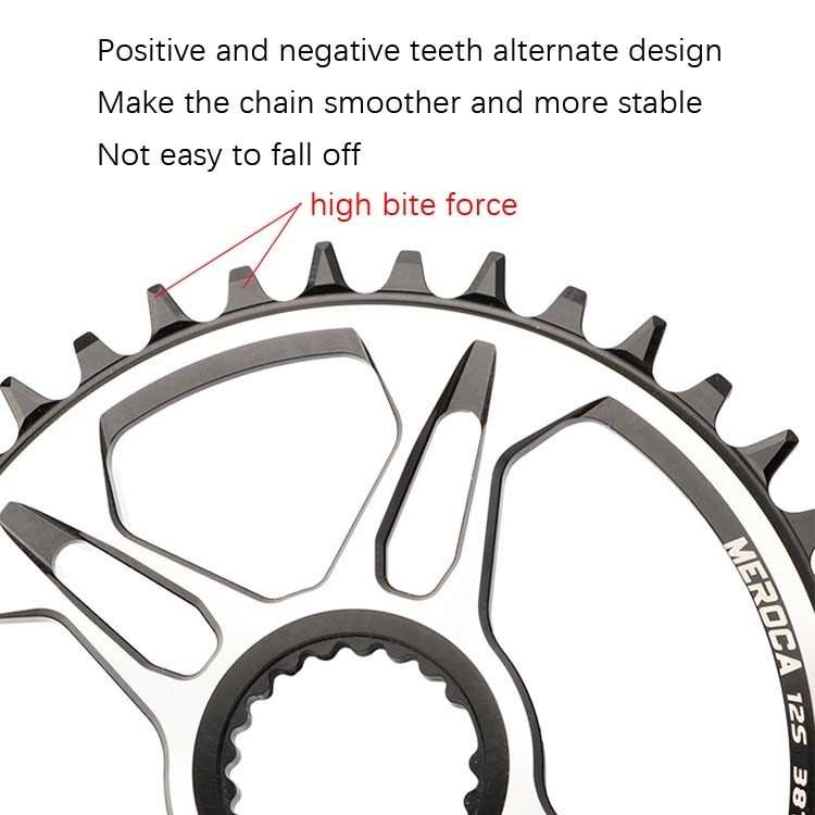 MEROCA Positive And Negative Teeth Repair Disc For Shimano M7100/8100/9100(36T Single Disk)