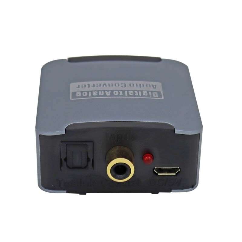 YQ-080 Digital Fiber Optic Coaxial Audio Converter, Interface: Host+USB Power Cable+Fiber Optic Ca
