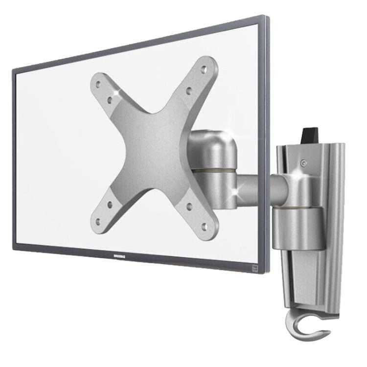 Gibbon Mounts L03 Aluminum Alloy Quick Release Computer Monitor Wall Mount Bracket (Silver Gray)