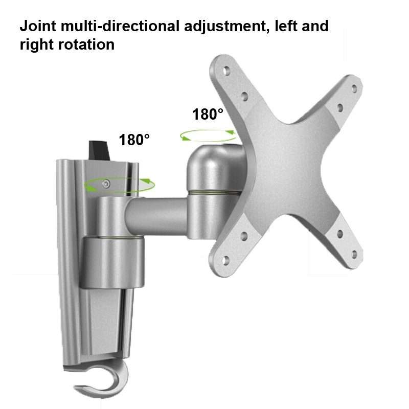 Gibbon Mounts L03 Aluminum Alloy Quick Release Computer Monitor Wall Mount Bracket (Silver Gray)