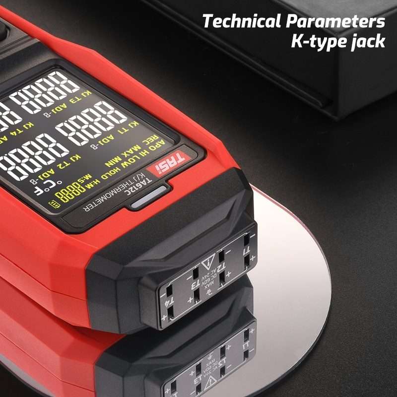 TASI Contact Temperature Meter K-Type Thermocouple Probe Thermometer, Style: TA612A Single Channel