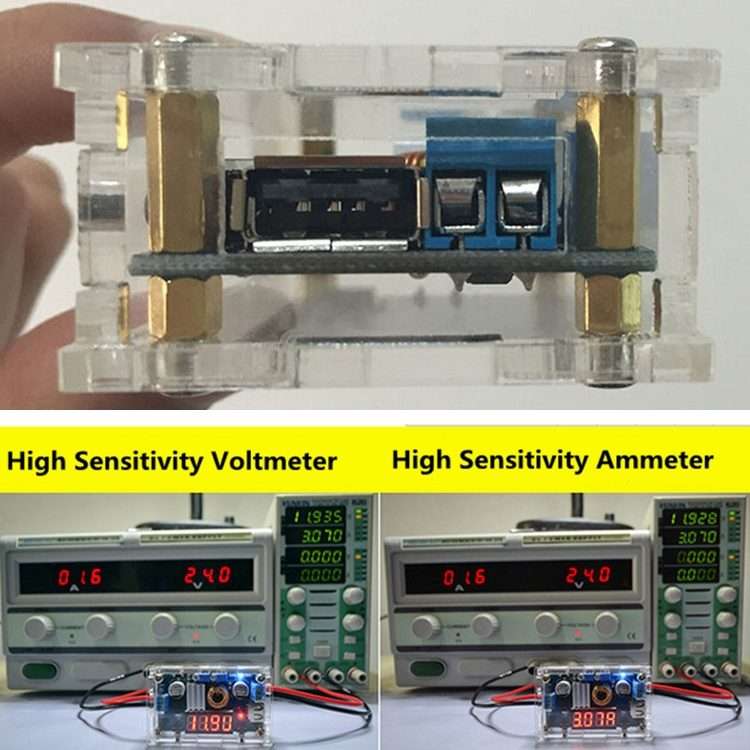 With Housing 5A Constant Voltage Constant Current Buck Module