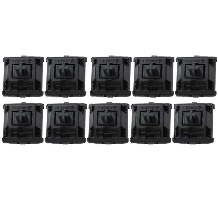 10PCS Cherry Shaft MX Switch Linear Keyboard Shaft, Color: Black Shaft