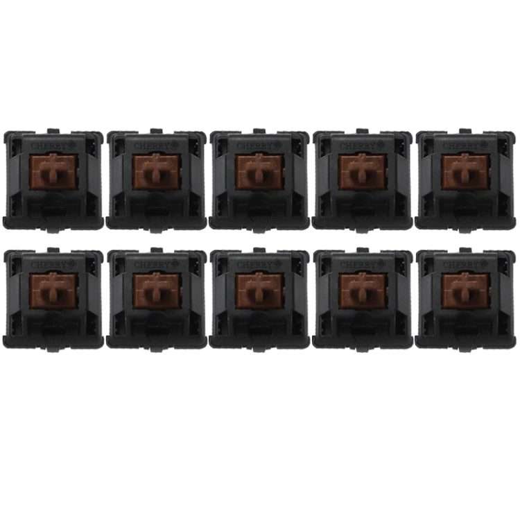 10PCS Cherry Shaft MX Switch Linear Keyboard Shaft, Color: Tea Shaft