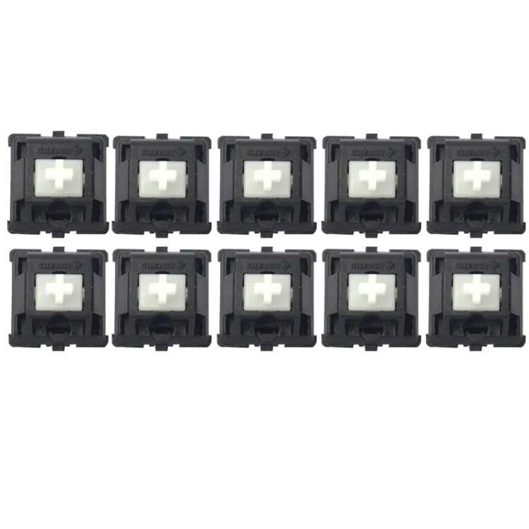 10PCS Cherry Shaft MX Switch Linear Keyboard Shaft, Color: White Shaft
