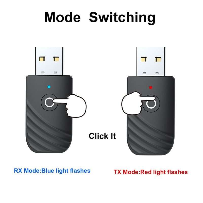 Bluetooth 5.0 Wireless Audio Receiver Transmitter