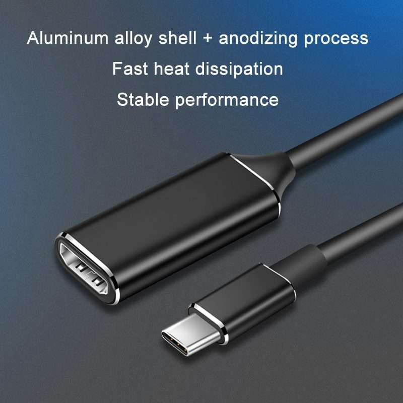 TYPE-C USB3.1 to HDMI HD 4K Converter(Black)