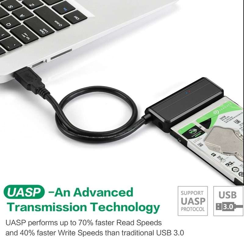T04 USB3.0 To SATA Easy Drive Cable For 2.5/3.5 Inch Hard Drive Adapter Cable