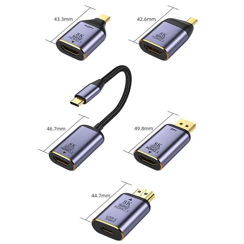 Type-C Male to HDMI Female 8K Converter Cable, Style: 8K-005