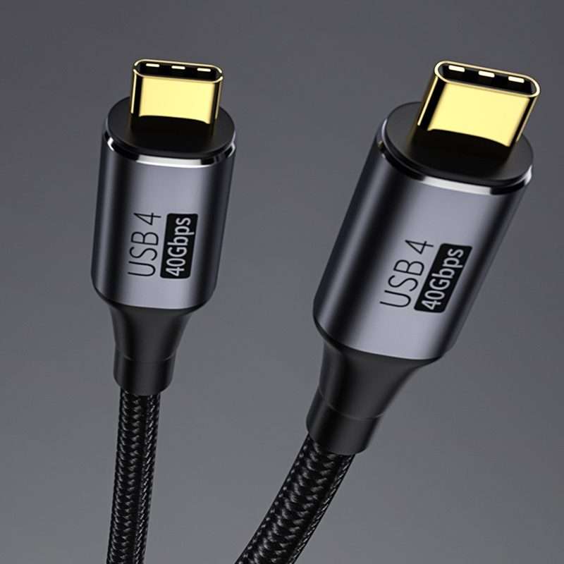 PD 100W Type-C to Type-C Fast Charging Nylon Braided Cable, Model: 0.5 m
