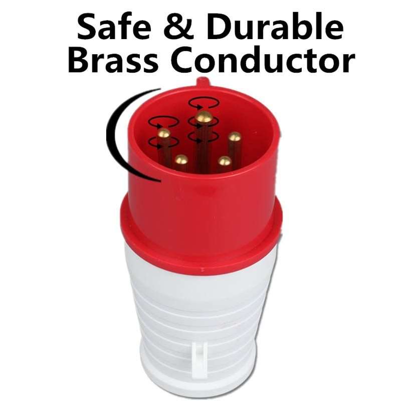Industrial Plug IP44 Waterproof Aviation Connection Plug, Style: 5 Core 16A