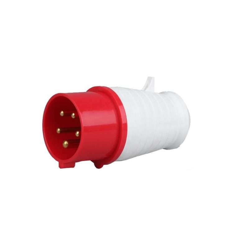 Industrial Plug IP44 Waterproof Aviation Connection Plug, Style: 5 Core 32A