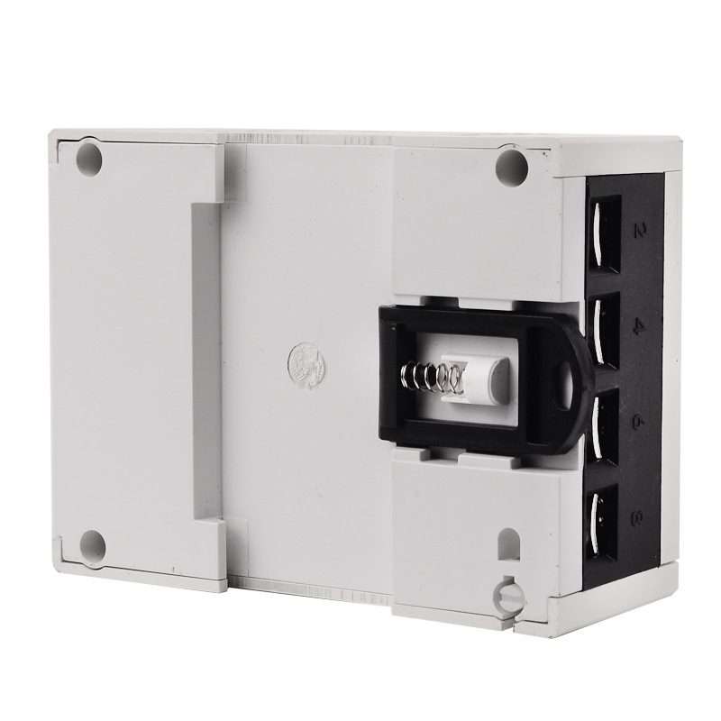 SINOTIMER Three-Phase Backlight Display Rail Type Electricity Meter 5-100 ... (DDS024 White Shell)