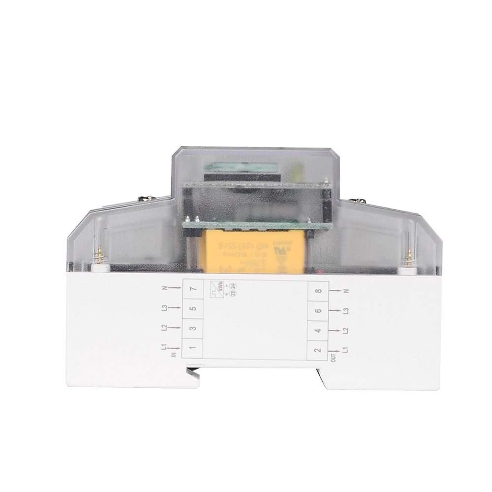SINOTIMER Three-Phase Backlight Display Electricity Meter 5-100A 400V(DDS024T Transparent Shell)