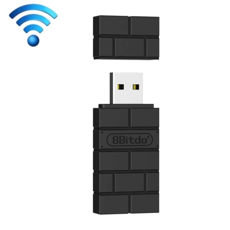 8BitDo USB Wireless Receiver Handle Switch For PS5/PS4(Black)
