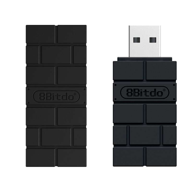 8BitDo USB Wireless Receiver Handle Switch For PS5/PS4(Black)