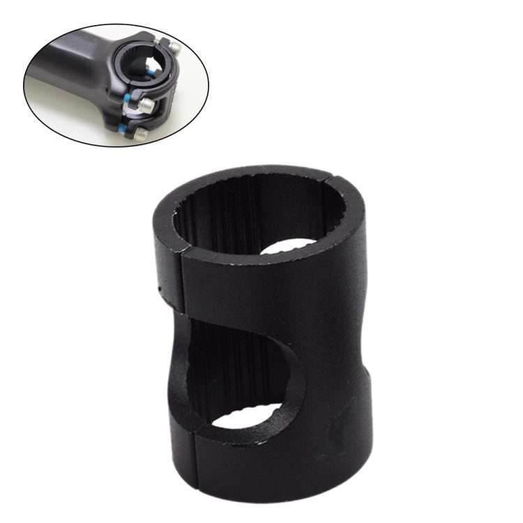 FMFXTR Bicycle Handlebar Diameter 25.4mm to 31.8mm Reducing Sleeve(Black)