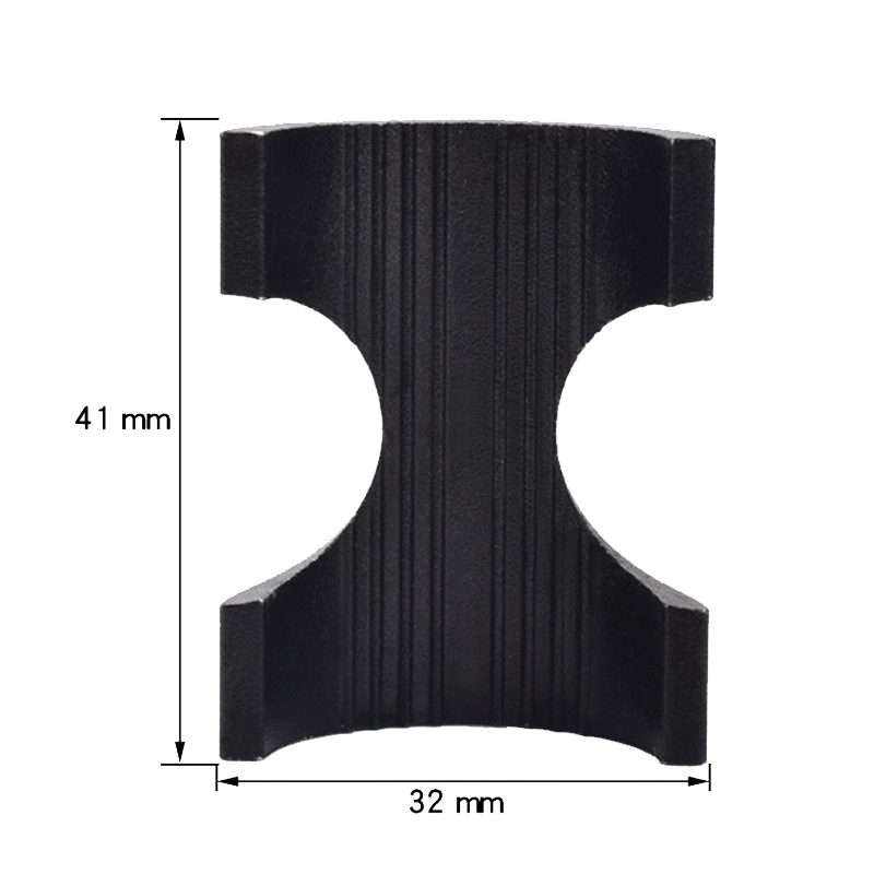 FMFXTR Bicycle Handlebar Diameter 25.4mm to 31.8mm Reducing Sleeve(Black)