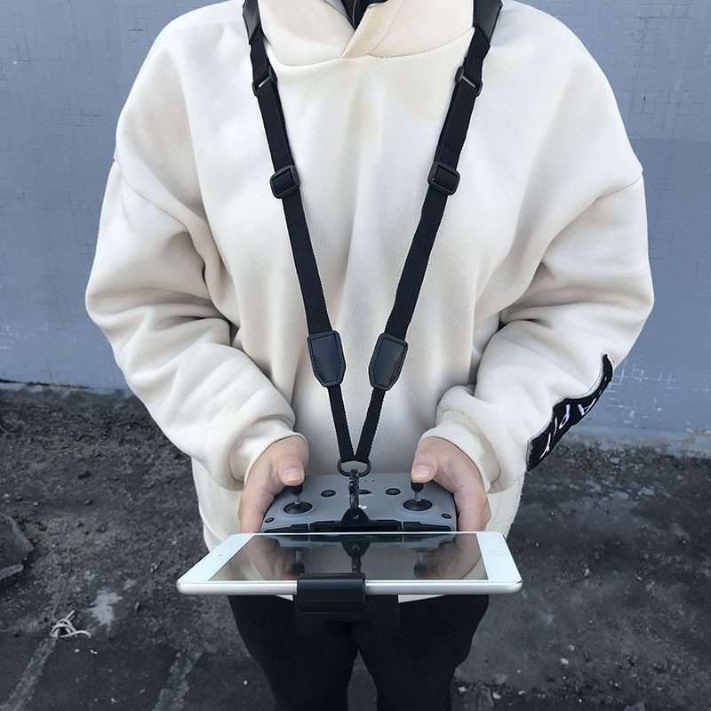 CQT Remote Control Lanyard With Hook For DJI Mavic Air 2/2S/Mini 2 /Mini 3 Pro,Style: Wide Rope