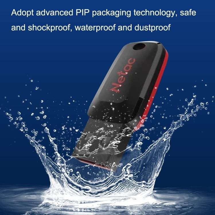 Netac U197 Office File High Speed USB Flash Drive, Capacity: 64GB(Black)
