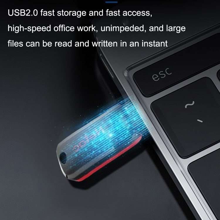 Netac U197 Office File High Speed USB Flash Drive, Capacity: 64GB(Black)