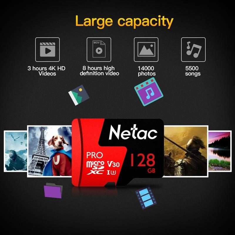 Netac Driving Recorder Surveillance Camera Mobile Phone Memory Card, Capacity: 256GB
