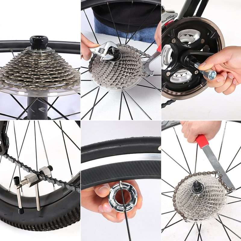 Bicycle Maintenance Tool Set Tool + Interceptor + 35 Grams + Mid -Axis Sleeve