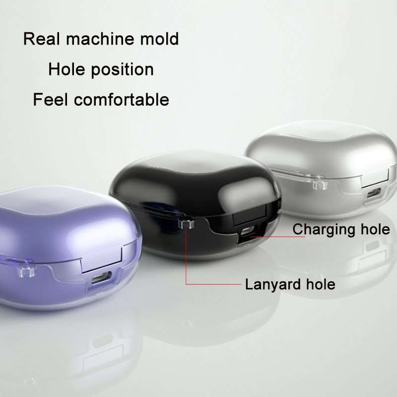 High Transparent TPU Earphone Case For Samsung Galaxy Buds Pro/Live(Black)