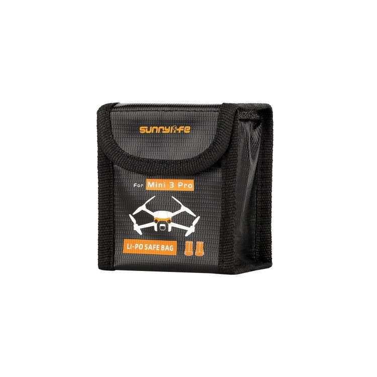 Sunnylife Battery Explosion-proof Bag Storage Bag for DJI Mini 3 Pro,Size: Can Hold 2 Batteries