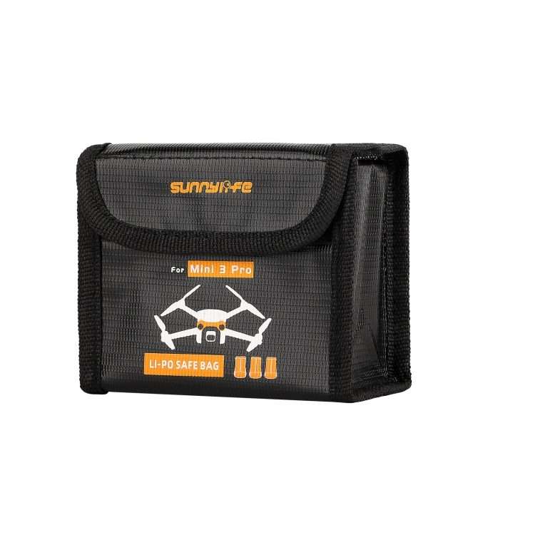 Sunnylife Battery Explosion-proof Bag Storage Bag for DJI Mini 3 Pro,Size: Can Hold 3 Batteries