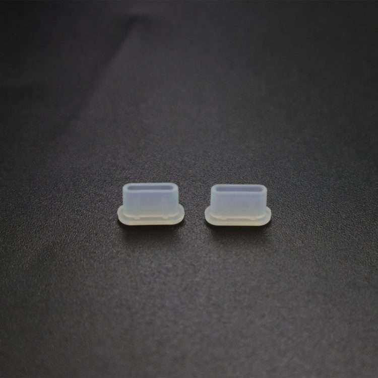 2 Sets Drone Body Remote Control Charging Port Dust Plug for DJI Mini 3 Pro(Transparent)