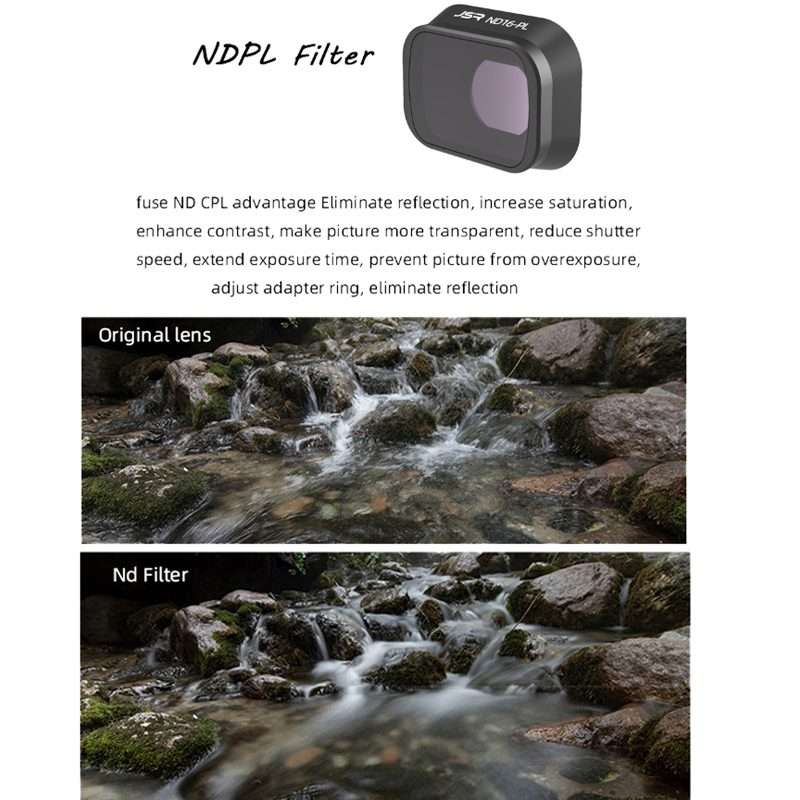 JUNESTAR Filters For DJI Mini 3 Pro,Model: ND64PL JSR-1663-12