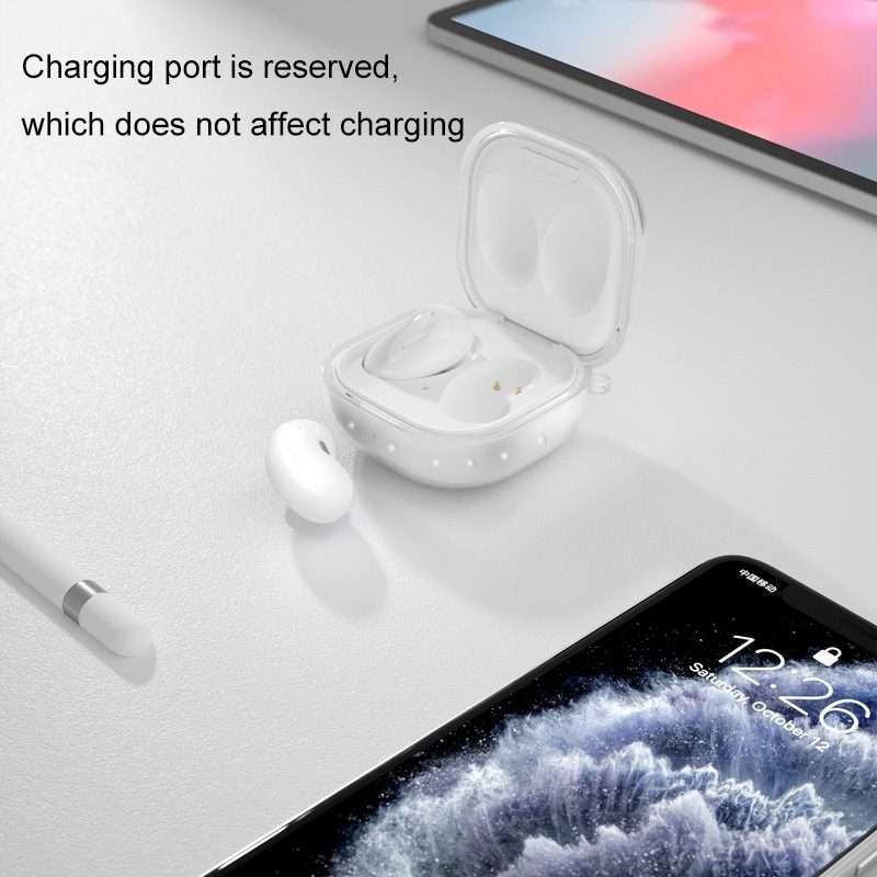 Bluetooth Earphone TPU Flash Powder Protective Case For Samsung Galaxy B ... (Glitter Transparent)