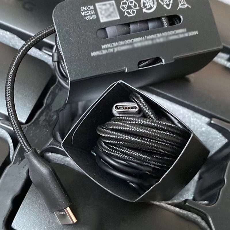 115 Type-C Digital Chip Wire-controlled Headphones For Samsung Note 10 (Black)