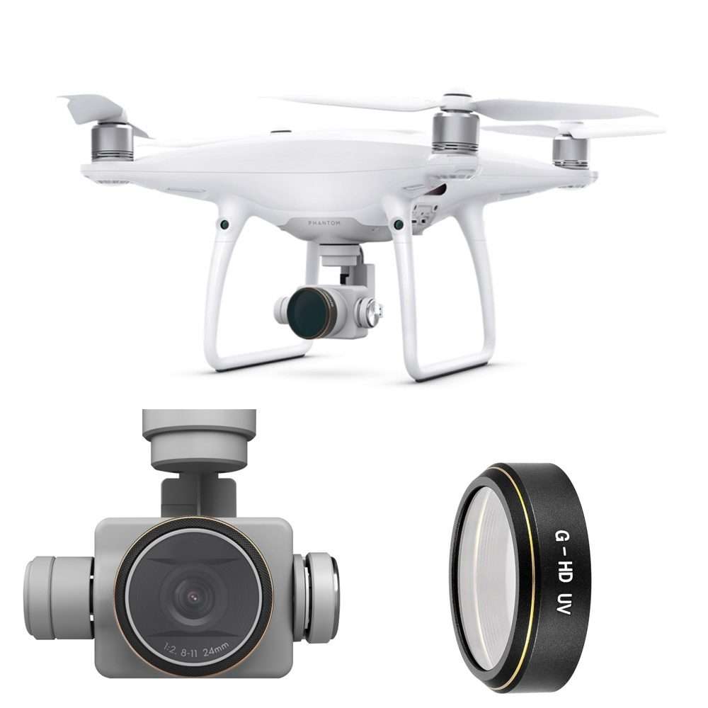 JSR G-HD Lens Filter for DJI Phantom 4 ADVANCED/Pro+,Model: ND4+ND8+ND16+ND32