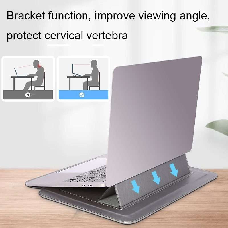 HL0066-005 Multifunctional Stand Laptop Bag, Size: 13 inches(Blue)