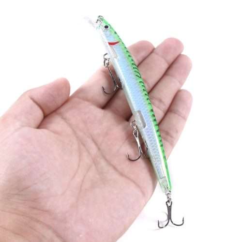 HENGJIA MI130 13.5cm 15.5g Far Throwing Floating Water Laser Bait(10)