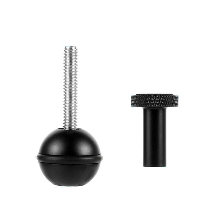 Ball Head Adapter Adjustable Screw Fixed Mount Camera Underwater Diving Photo ... (M5 Screw Black)
