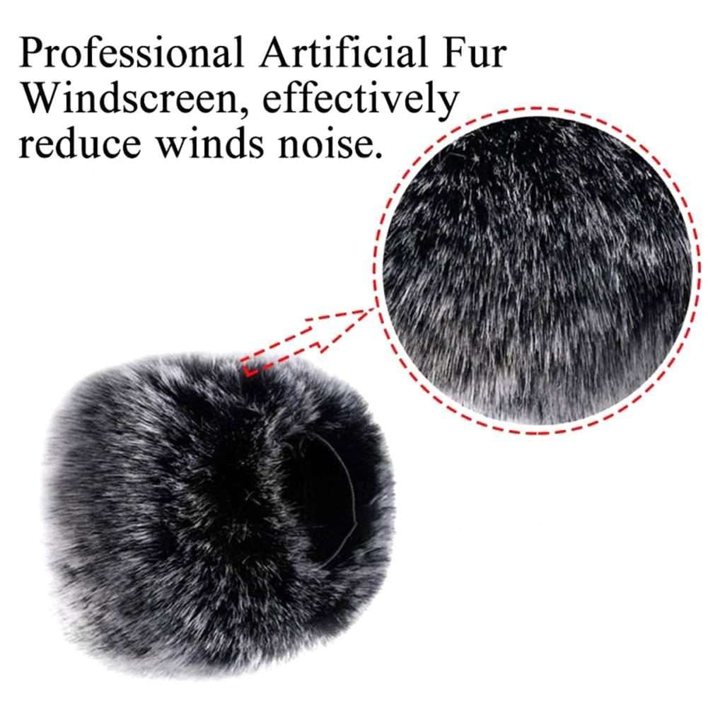 Plush Microphone Cover Windscreen Sleeve Compatible For Blue Yeti Condenser Microphone