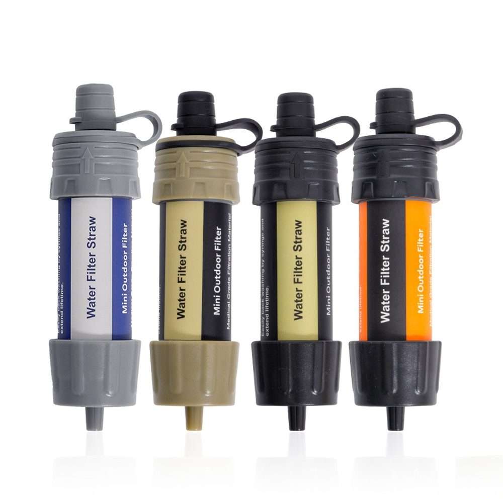1282 Outdoor Camping Sewage Filter Purifier(Orange)