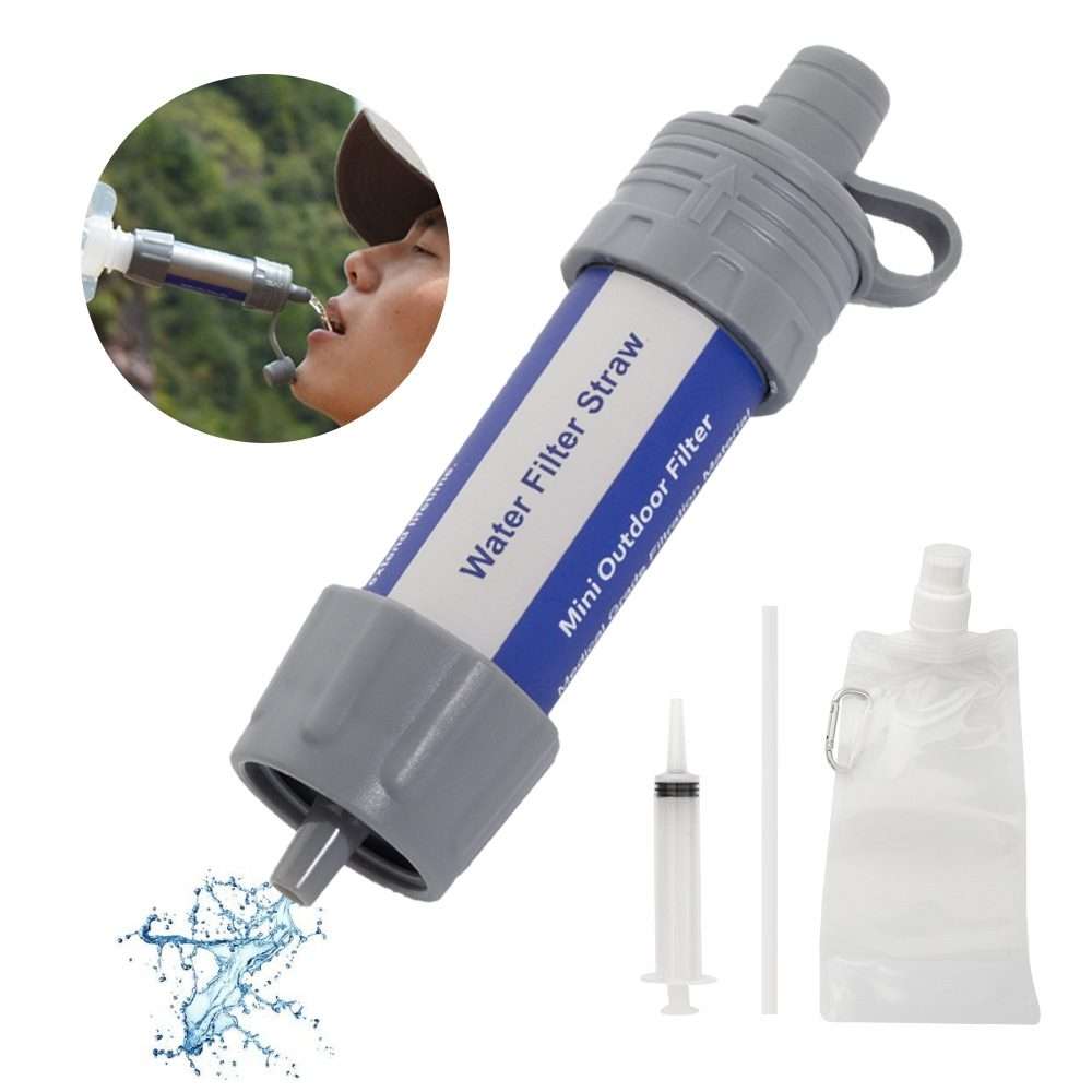 1282 Outdoor Camping Sewage Filter Purifier(Orange)